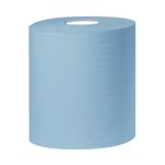 2Work Cfeed Roll 2-Ply 150M Blue Pk6