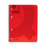 Q-Connect Pp Spiral Pad A5 Red Pk5