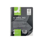 Q-Connect Ruled Spiral Sc Pad A5 Pk5