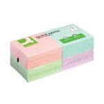 Q-Connect Pastel Quick Note Pad Pk12