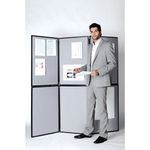 Q-Connect Display Brd 6 Panel Bl/Gy
