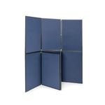 Q-Connect Display Brd 7Pnl Blue/Grey