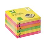 Q-Connect Fanfold Notes Ast Pk6