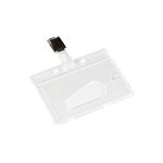 Qconnect Rigid Badge Hlder Clip Pk10