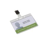 Qconnect Rigid Badge Hlder Clip Pk10