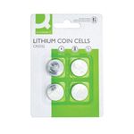 Q-Connect Cr2032 Coin Batteries Pk4