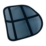 Q-Connect Black Mesh Back Support