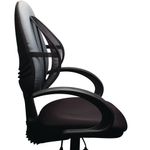 Q-Connect Black Mesh Back Support