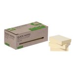 Q-Connect Rcyc Notes 38X51 Ylw Pk12