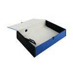 Q-Connect 75Mm Box File Fc Blue Pk5