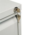 Jemini 4 Drw Filing Cab Light Grey