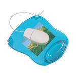Q-Connect Gel Mouse Mat Blue Kf20085