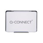 Q-Connect Blk Med Stamp Pad Mtl Case