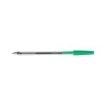 Q-Connect Ball Point Med Grn Pk20