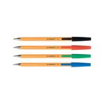 Q-Connect Ball Point Fine Blk Pk20