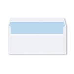 Q-Connect Env Dl White Self-Seal