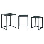 Jemini Cube Nest Coffee Tables Blk