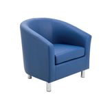Jemini Tub Armchair Polyurethane Blu