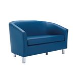 Jemini Tub Sofa Polyurethane Blue