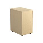 Jemini 3 Drw Desk High Pedestal Mpl