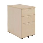 Jemini 3 Drw Desk High Pedestal
