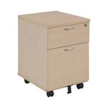 Jemini 2 Drw Mobile Pedestal Maple