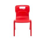 Titan One Piece Clsm Chair Red