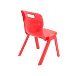 Titan One Piece Clsm Chair Red