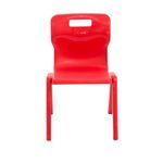 Titan One Piece Clsm Chair Red