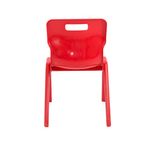 Titan One Piece Clsm Chair Red