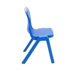 Titan One Piece Clsm Chair Blue