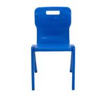 Titan One Piece Clsm Chair Blue
