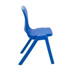 Titan One Piece Clsm Chair Blue