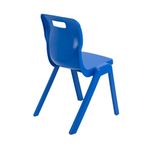 Titan One Piece Clsm Chair Blue