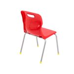 Titan 4 Leg Clsm Chair Red