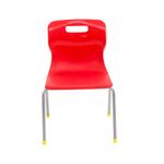 Titan 4 Leg Clsm Chair Red