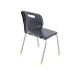Titan 4 Leg Clsm Chair Charcoal