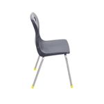 Titan 4 Leg Clsm Chair Charcoal