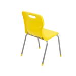 Titan 4 Leg Clsm Chair Yellow