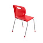 Titan 4 Leg Clsm Chair Red