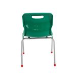 Titan 4 Leg Clsm Chair Green