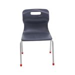 Titan 4 Leg Clsm Chair Charcoal