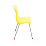 Titan 4 Leg Clsm Chair Yellow