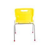 Titan 4 Leg Clsm Chair Yellow