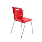 Titan 4 Leg Clsm Chair Red