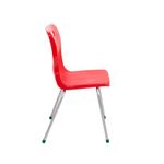 Titan 4 Leg Clsm Chair Red