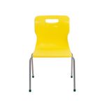 Titan 4 Leg Clsm Chair Yellow