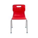Titan 4 Leg Clsm Chair Red