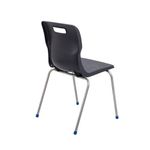 Titan 4 Leg Clsm Chair Charcoal