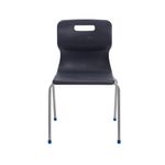 Titan 4 Leg Clsm Chair Charcoal